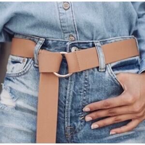 B-Low The Belt Mia Peanut Butter Brown Vegan Leather‎ Belt Women's One Size